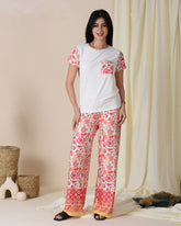 CREW NECK HALF SLEEVES PAJAMA